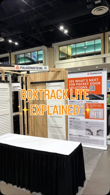 Have you ever seen such a clean look on a barn door? Full Aluminum Track including Softclose and Softopen for that European look in your home. ✨
Just ask for Falkensteins BoxTrackLite (or BoxTrack for heavier doors) at your Building Supply Dealer or send us a message 📲
#barndoor #softclose #softopen #slidingdoors #interiordoors