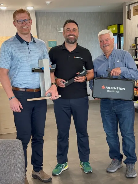 Welcome to the Team Phil Jackson & Craig Mester 🤝
We are very happy to have these 2 and their agencies (Ram Millwork & Great Lakes Architectural Solutions) representing Falkenstein in the beautiful states of Michigan, Indiana, Ohio, Illinois, Kentucky and West Virginia. 🇺🇸
Our Sales Director Stephan Foehr traveled to Grand Rapids for Training and Customer Visits.
Looking forward to growing our business in these regions - if you are in the area and interested in a presentation or training please reach out to us ✌️
#pocketdoors #slidingdoors